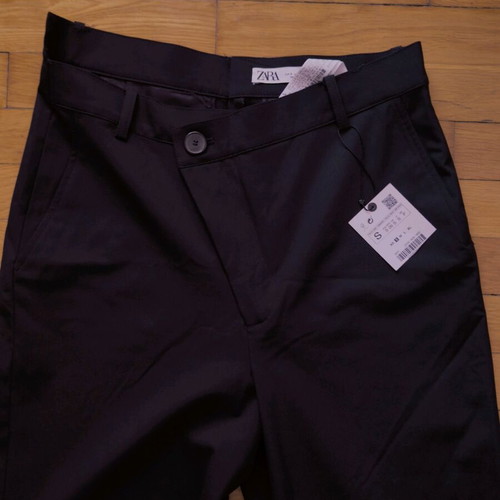 Zara pants new, size S 36 8, black and white
