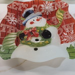 Christmas plates set of 5, new