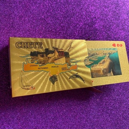 Golden Crete Playing Cards like new