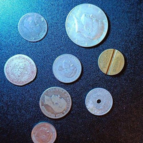 Drachma coins from 1869 to 1974 like new