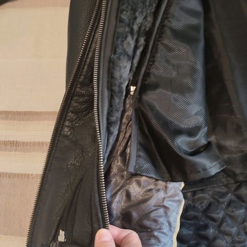 Crawford leather jacket like new, size 4XL, black