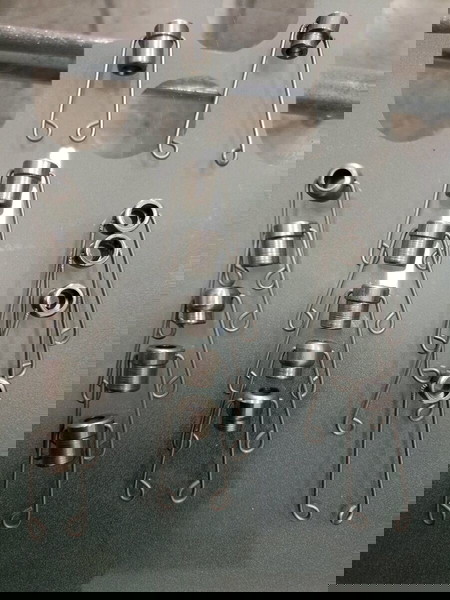 Πακέτο οδηγοί βέργας inox φ8 16 τεμάχια