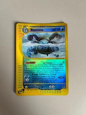 Blastoise 37/165 EX Reverse Holo card used in excellent condition