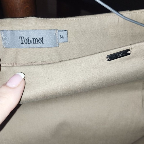 Toi Moi midi-pencil skirt beige like new, size S