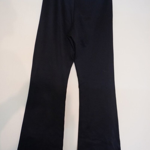 Black Flared Pants H&M used, soft fabric, low waist