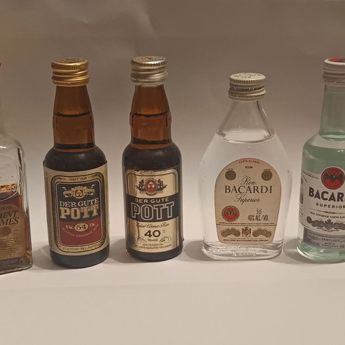 Rum miniatures pack of 5, 50ml, sealed