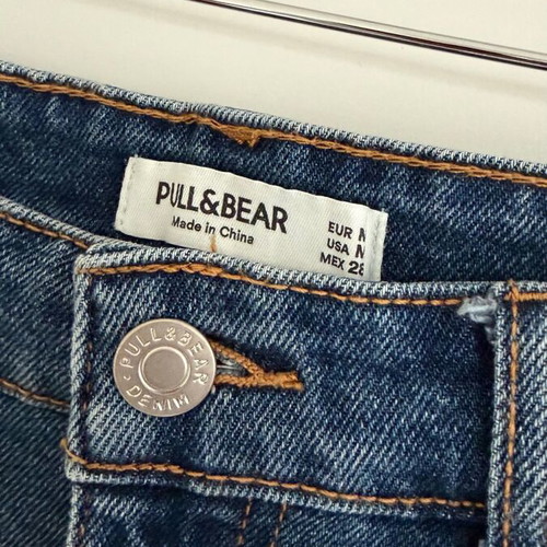 Pull & Bear mini skirt dark blue denim, like new