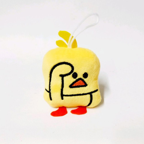 Plush Keyring Set Poop Dragon Fruit Little Yellow Duck New