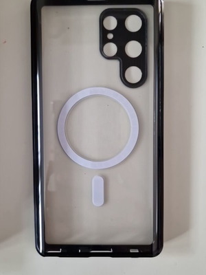 Samsung Galaxy S22 Ultra case with magnetic closure and dual glass new