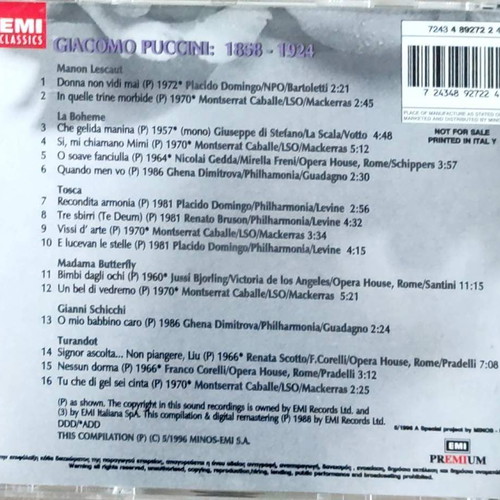 Favorite musical moments CD, classical