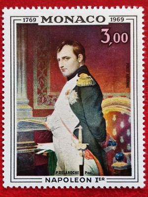 Γραμματόσημο 1969 Μονακό 200η επέτειος γέννησης Ναπολέοντα Βοναπάρτη καινούργιο