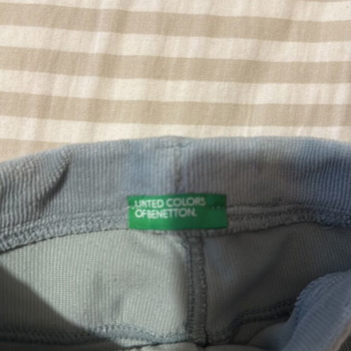 Benetton corduroy pants, turquoise, size 110 cm, age 4-5