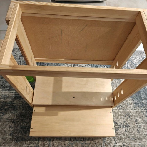 Learning Tower with Blackboard like new for twins or two children
