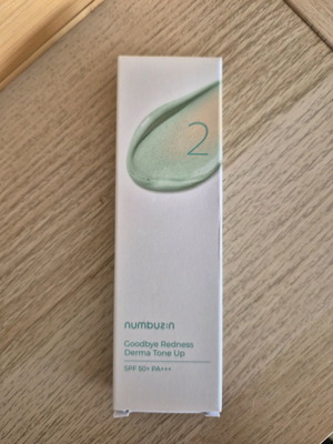Numbuzin No.2 Goodbye Redness Derma Tone Up SPF50+ PA+++ sunscreen new