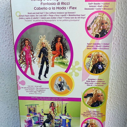 Vintage Barbie Cool Lookz Trendy & Bendy Total Flexy doll new