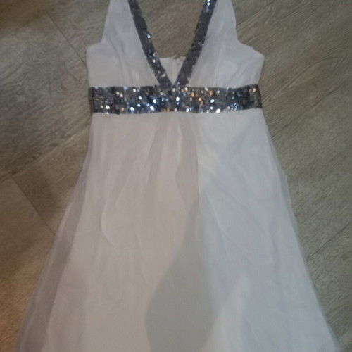 Access white dress size S like new