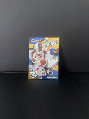 2025-26 Topps Finest Dwyane Wade Muse Refractor Card new, Heat