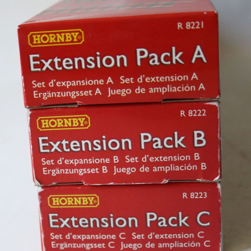 Track Extension Pack A+B+C set of 3 Lima Rivarossi Jouef Thomas Train new