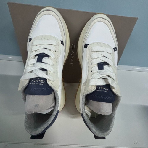Gant women's athletic sneakers new, size 38, white and blue