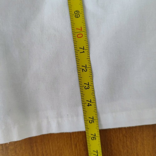 Antonio Vitali Men's Shirt L White Cotton Like New Classic Fit