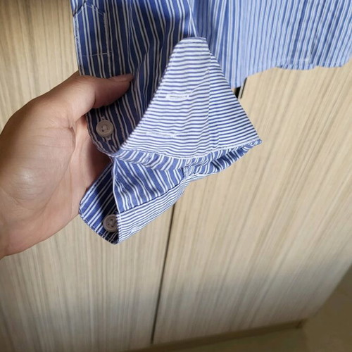 H&M women's shirt like new, striped blue-white, size 40