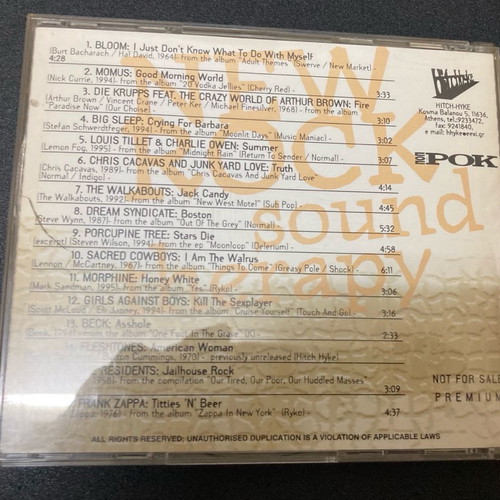 POP + ROCK Insert CD New Rock Sound Therapy Hitch-Hyke In good condition Price 4 Euros