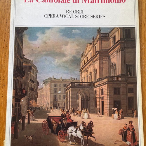Set of 3 sheet music books by Donizetti and Rossini used