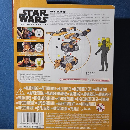 Star Wars The Force Awakens Finn Jakku figure new