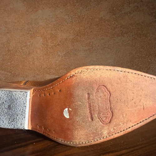 Loblan handmade leather boots size 44 like new model 7119