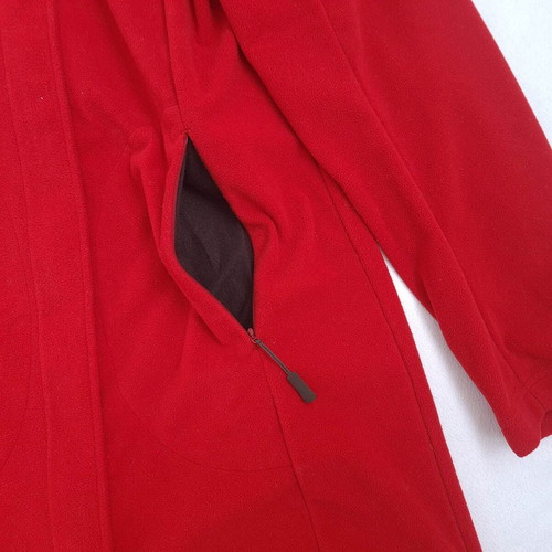 Tatonka women's fleece jacket with hood size 36 / S used, red