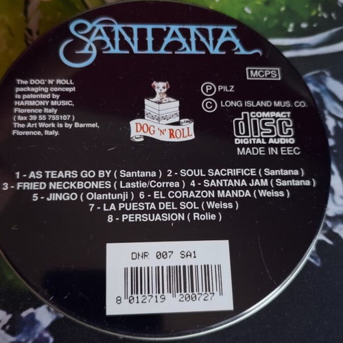 Santana Dog N Roll collector's edition in metal box like new
