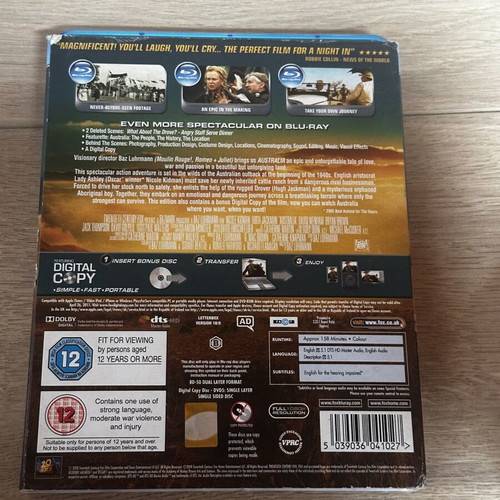 Australia Blu-Ray used with English subtitles