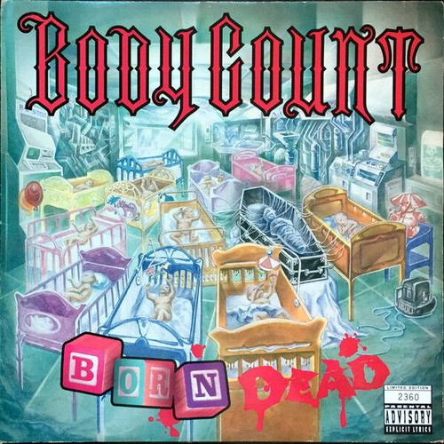 Body Count Born Dead vinyl record used, punk limited edition