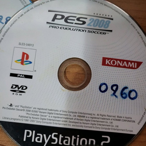 PS2 football games used, non-working, pack
