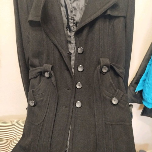Moritz black coat like new, size M