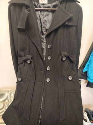 Moritz black coat like new, size M