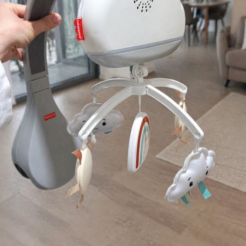 Fisher-Price Mobile βρεφικό παιχνίδι σαν καινούργιο, περιστρεφόμενο ουράνιο τόξο