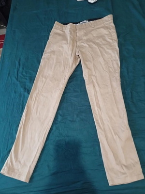 Tom Tailor summer cotton pants set of 2, new, size 34, beige and green