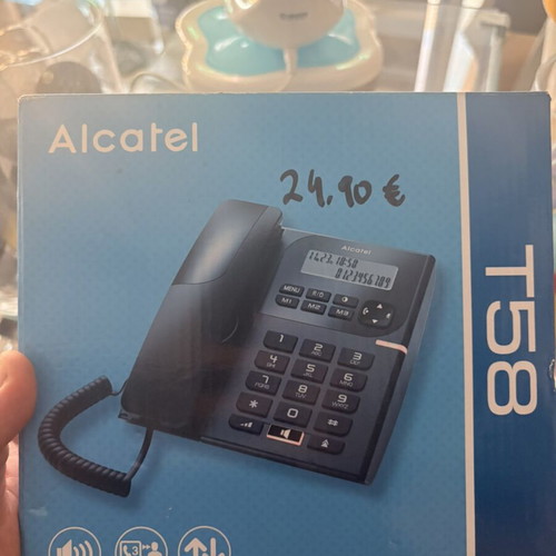 Alcatel T58 corded phone new, black