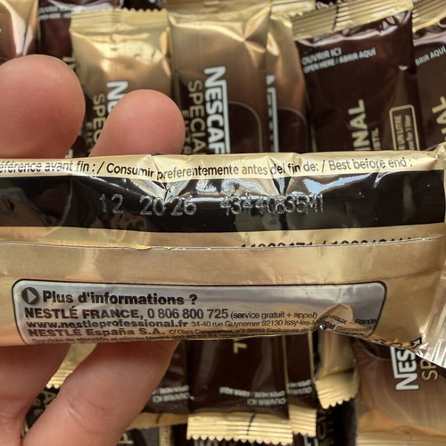 Nescafe instant coffee pack of 60 sachets 15g each new