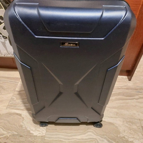 Stelxis large suitcase new, blue with extension