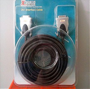 Καλώδιο (cable) DVI-D (24+1) - DVI-D (24+1) 10m