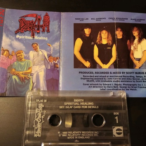 Death Spiritual Healing cassette used, metal