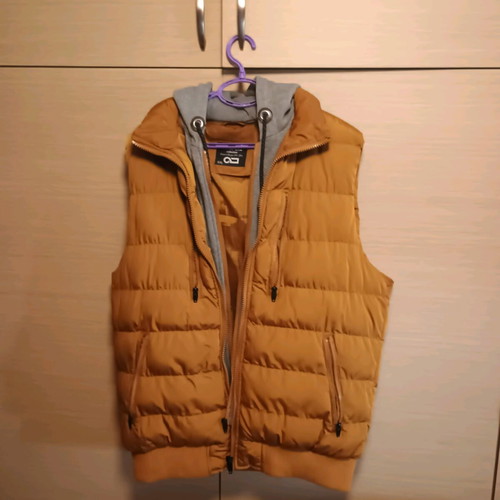 Inspire men's sleeveless jacket XXL like new, yellow-gold