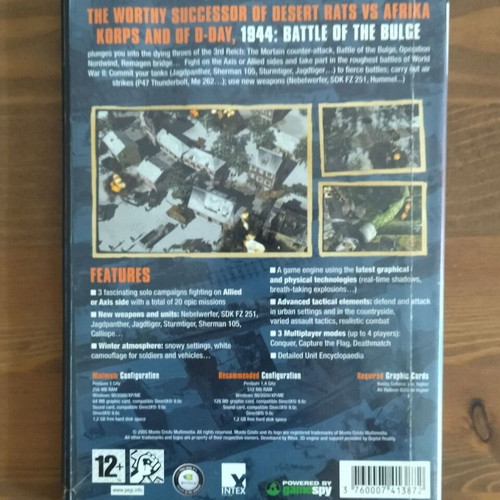 1944 Battle Of The Bulge PC used game in good condition