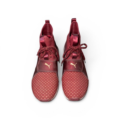 Puma sneakers like new, burgundy, size 39, sporty style