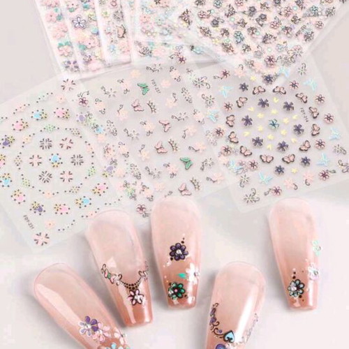 Nail stickers like new with storage book
