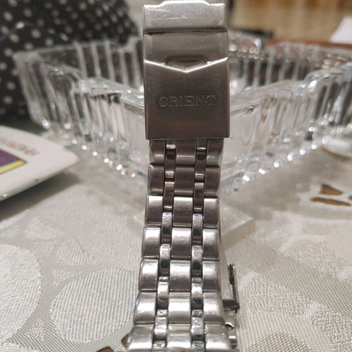 Orient men's watch used, collectible, silver