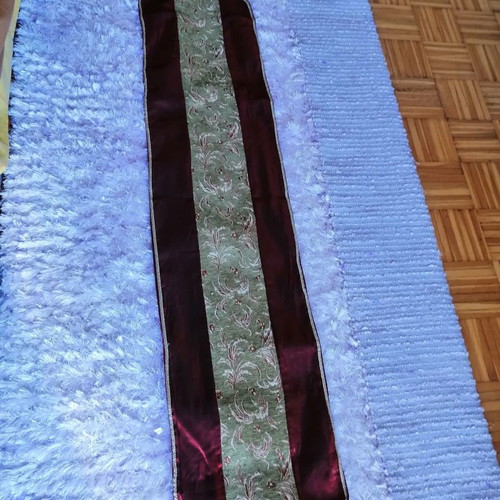Red table runner large size 1.50 meters