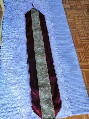 Red table runner large size 1.50 meters